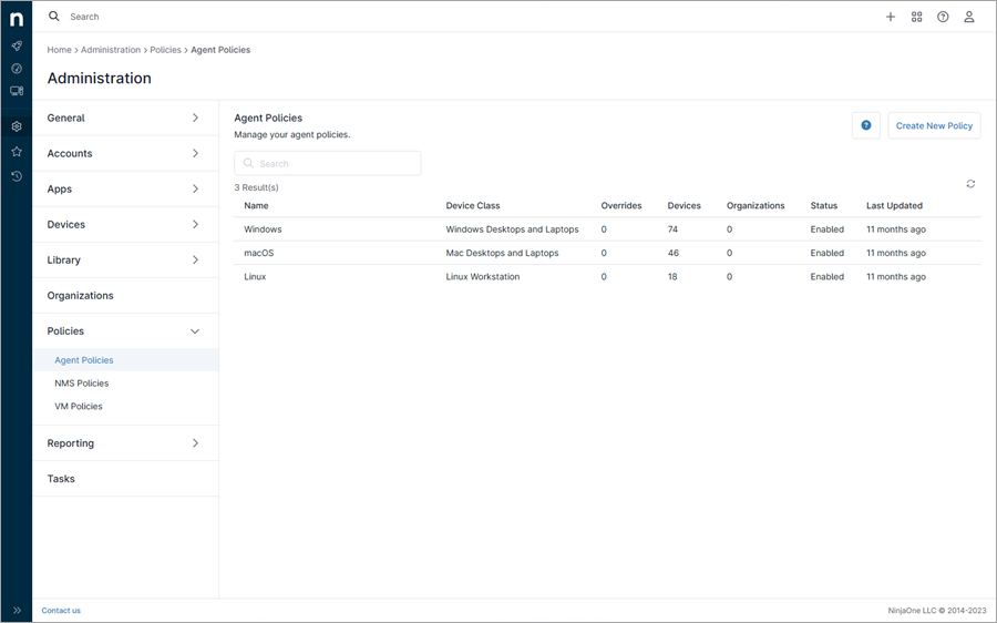 Scan, ESET Direct Endpoint Management plugin for NinjaOne