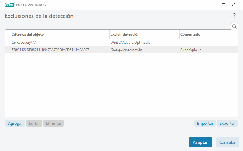 CONFIG_EXCLUDE_DETECTION