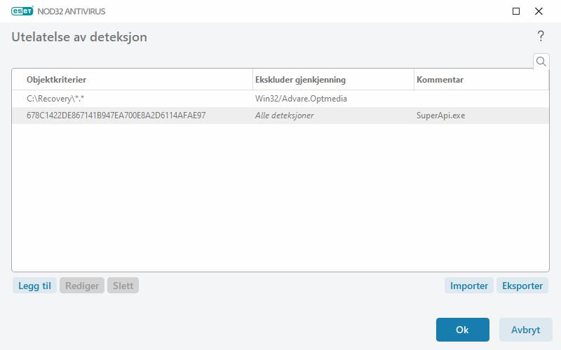 CONFIG_EXCLUDE_DETECTION