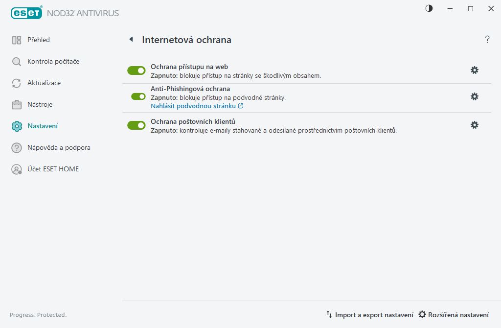 Internetová ochrana Internetová ochrana
