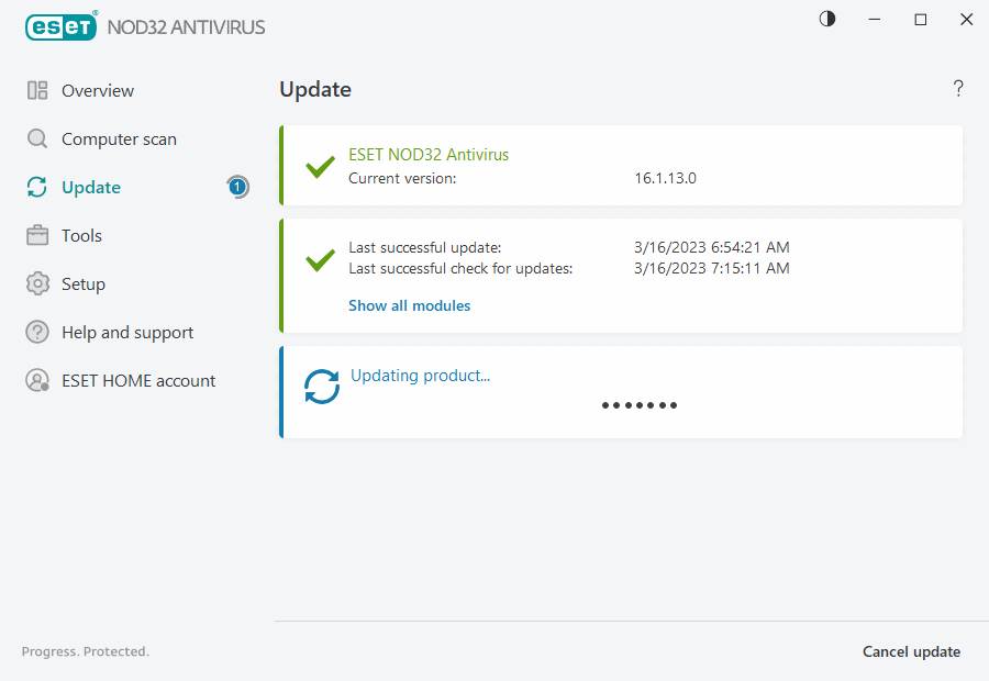 Update process Update process
