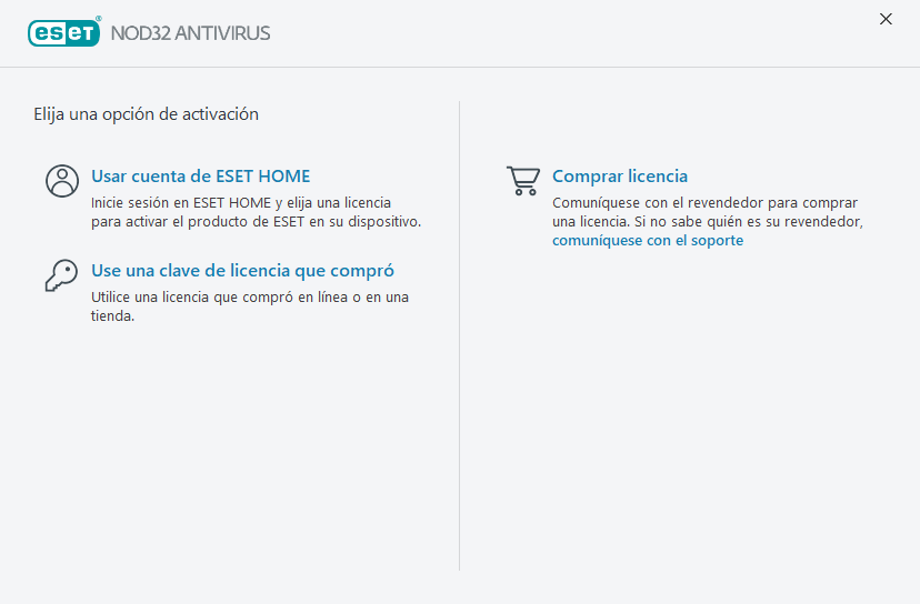 Activación del producto Activación del producto