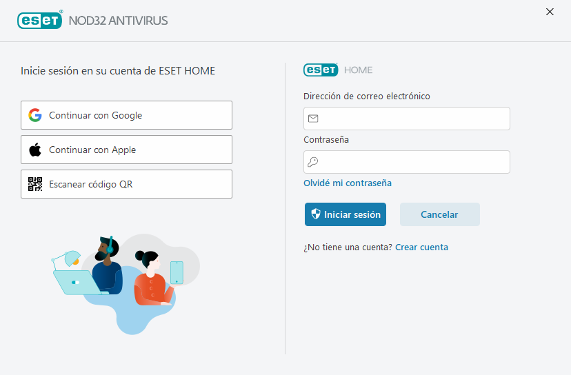 Inicie sesión en ESET HOME Inicie sesión en ESET HOME