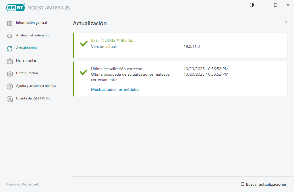Actualización Actualización