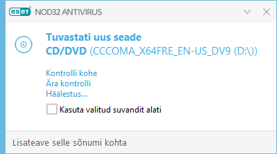 Tuvastati uus seade Tuvastati uus seade