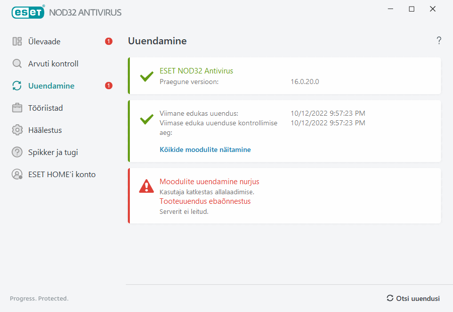 Moodulite uuendamine nurjus Moodulite uuendamine nurjus