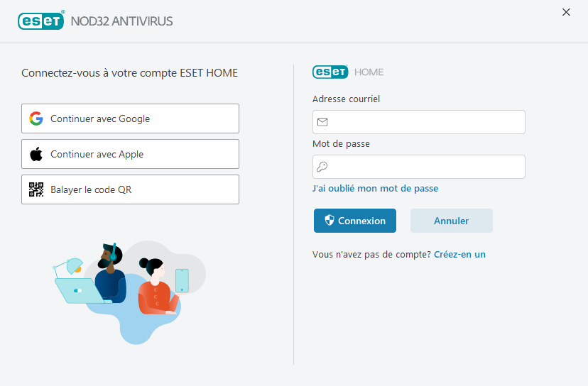 Se connecter à ESET HOME Se connecter à ESET HOME