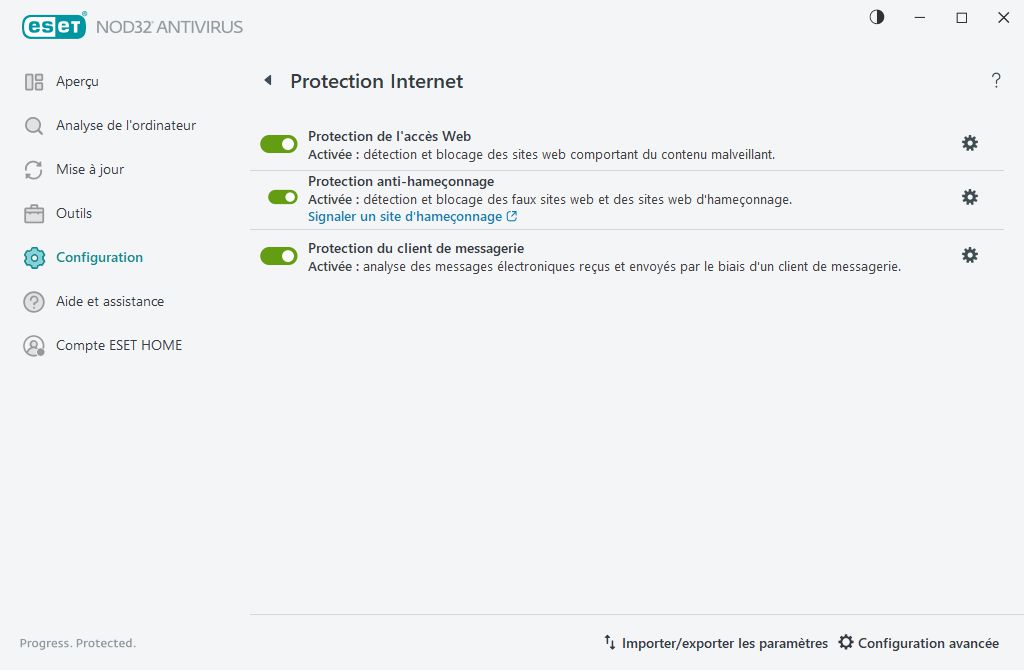 Protection sur Internet Protection sur Internet