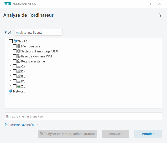Analyse personnalisée Analyse personnalisée