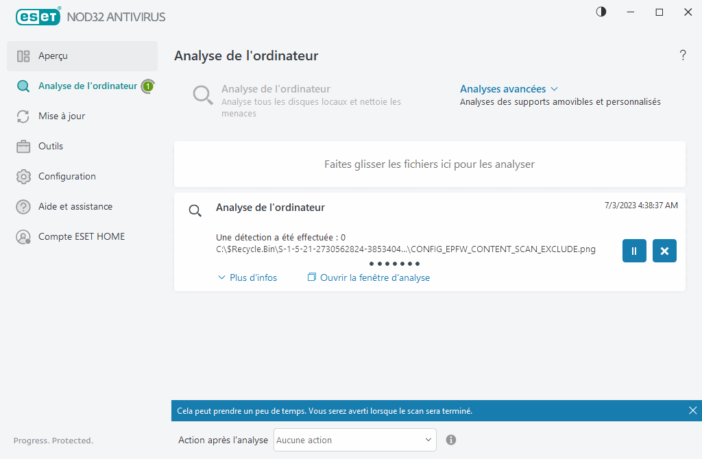 Analyse d’ordinateur Analyse d’ordinateur