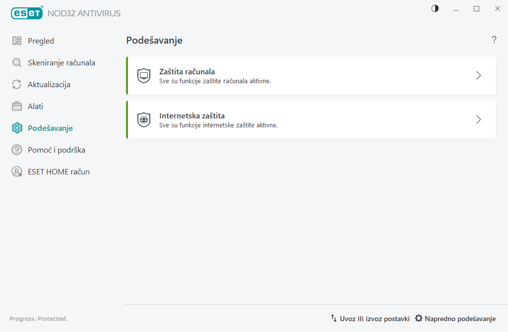 Podešavanje Podešavanje