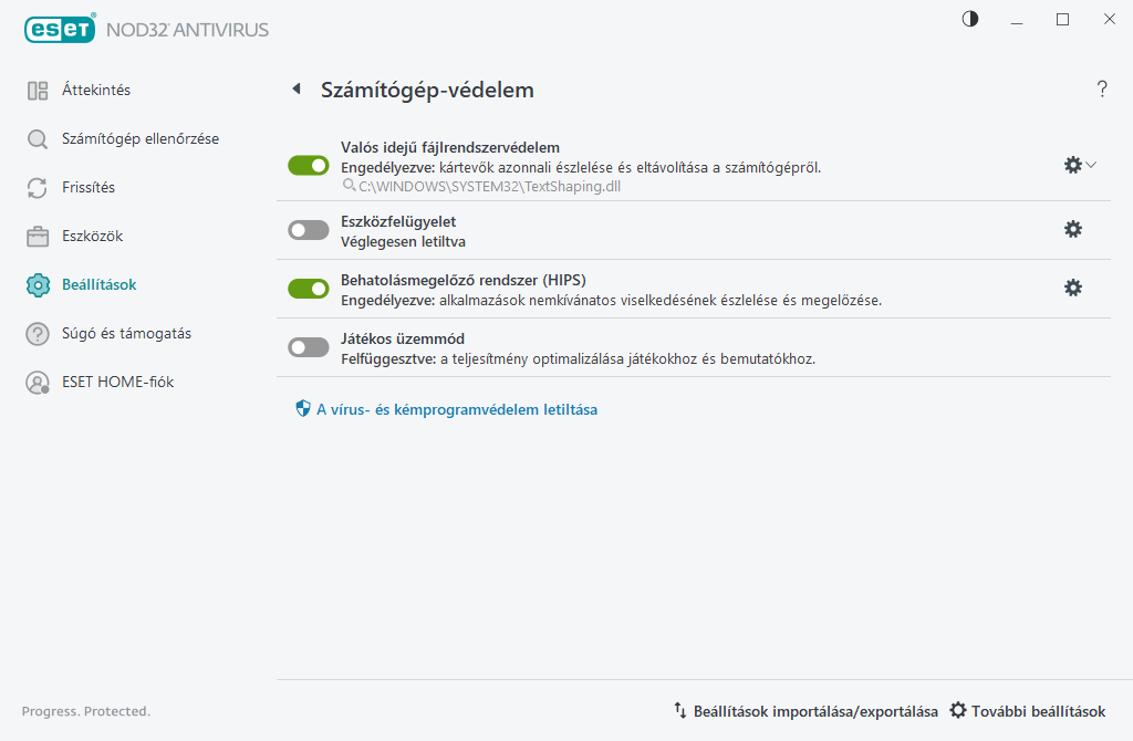 Számítógép-védelem Számítógép-védelem
