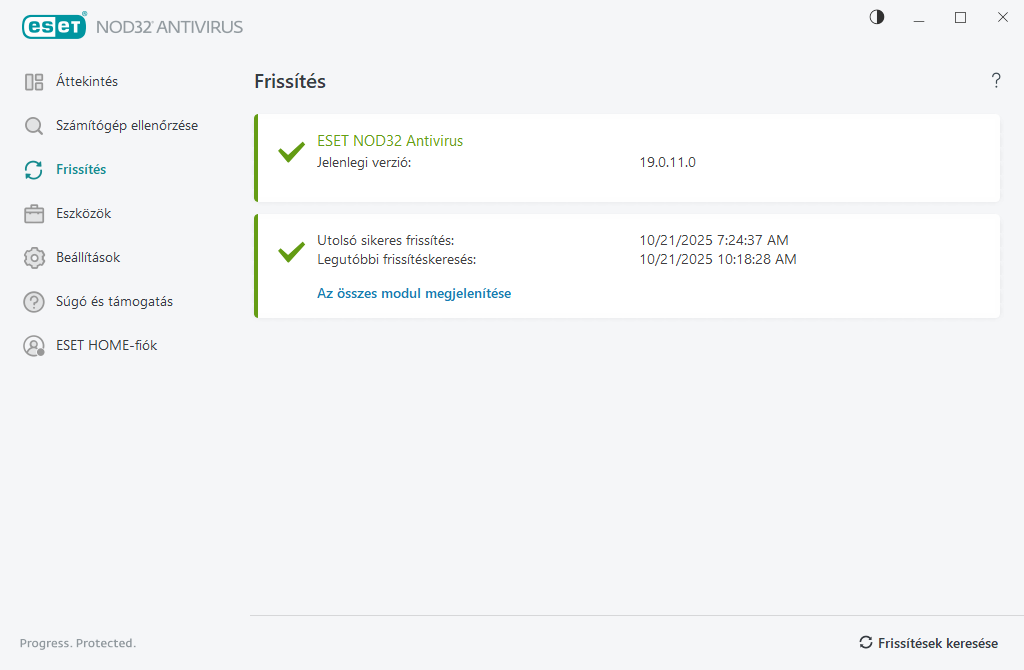 Frissítés Frissítés