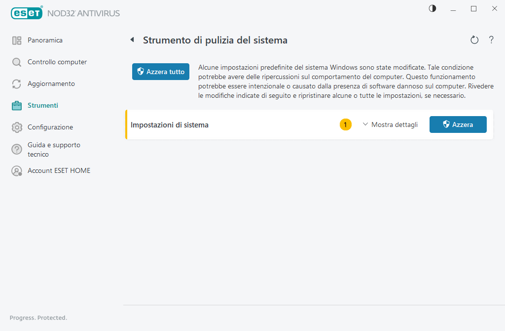 Strumento di pulizia del sistema