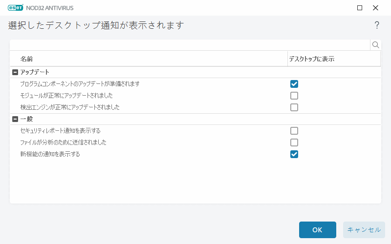 デスクトップ通知 デスクトップ通知