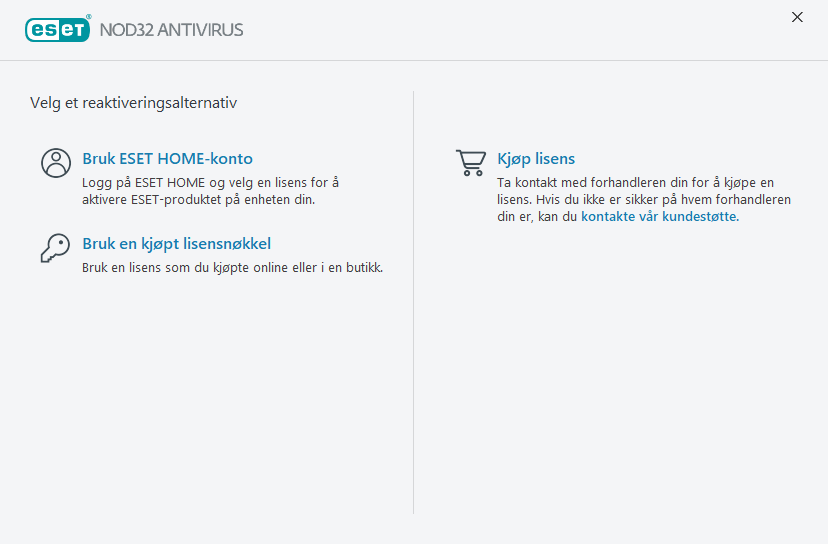 Produktaktivering Produktaktivering