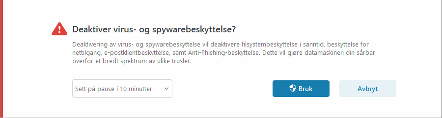 Virus- og spywarebeskyttelse