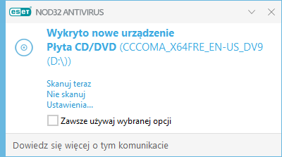 Wykryto nowe urządzenie Wykryto nowe urządzenie