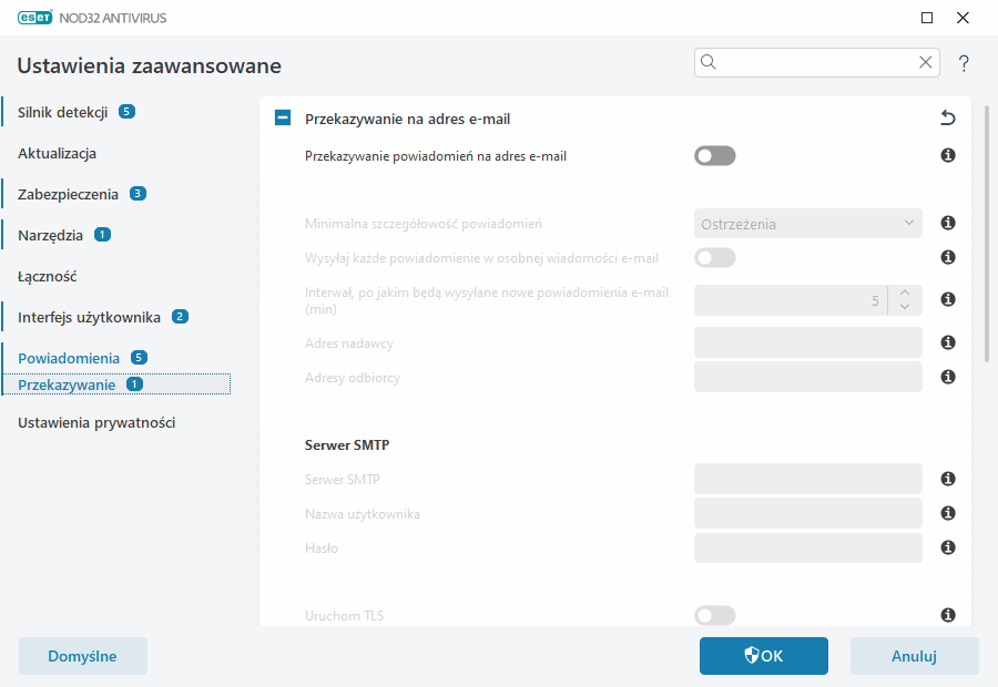 Przekazywanie powiadomień Przekazywanie powiadomień