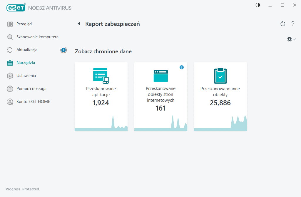 Raport zabezpieczeń Raport zabezpieczeń