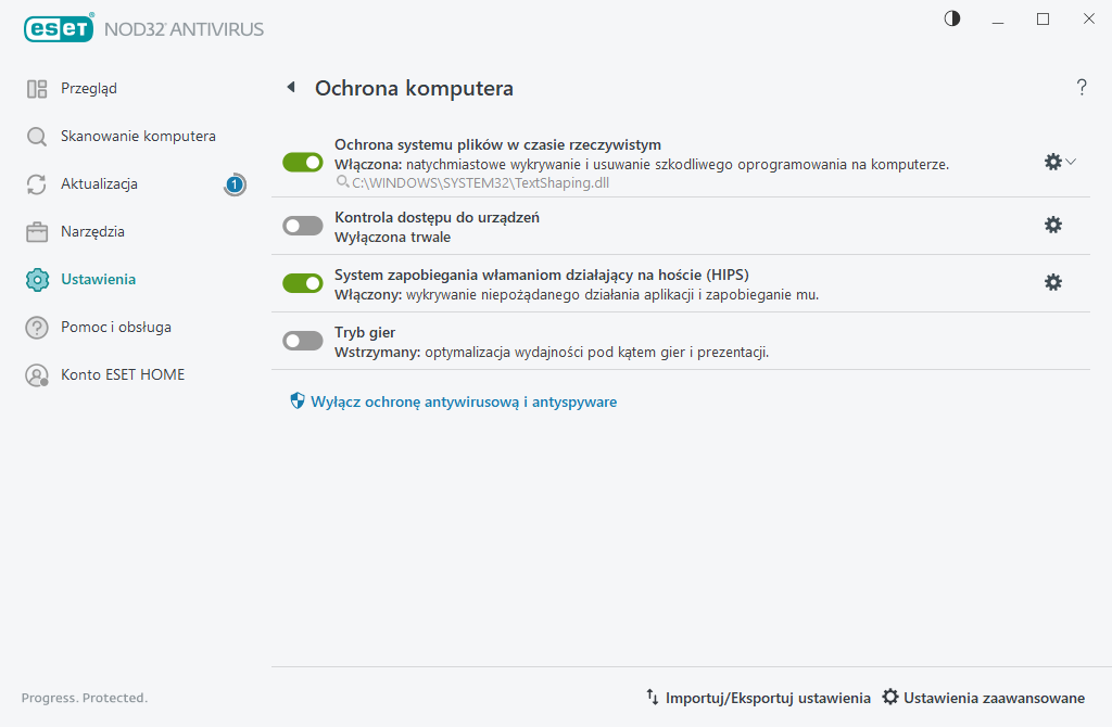 Ochrona komputera Ochrona komputera