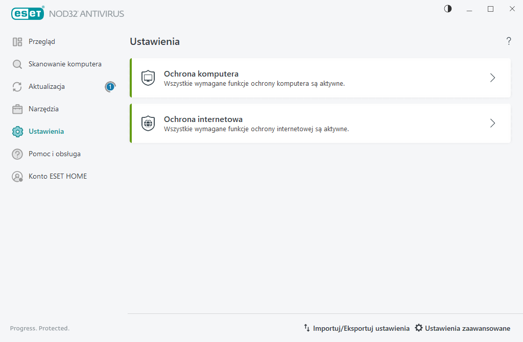 Ustawienia Ustawienia