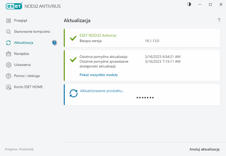 Procedura aktualizacji Procedura aktualizacji