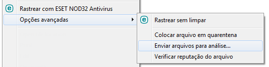 Menu de contexto Menu de contexto