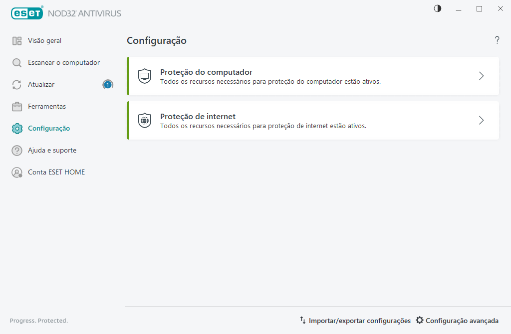Configuração Configuração
