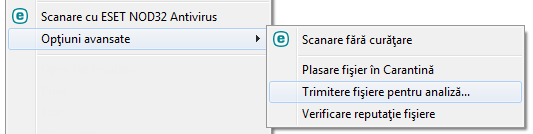 Meniu contextual Meniu contextual