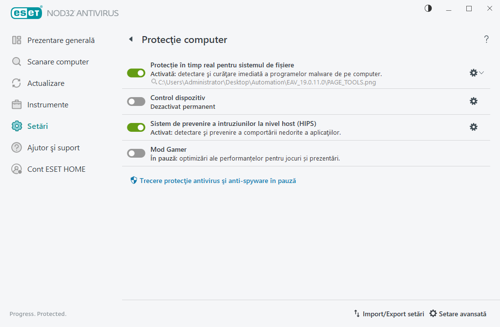 Protecție computer Protecție computer