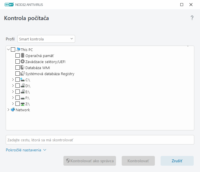 Vlastná kontrola Vlastná kontrola