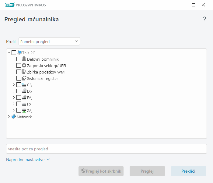 Pregled po meri Pregled po meri