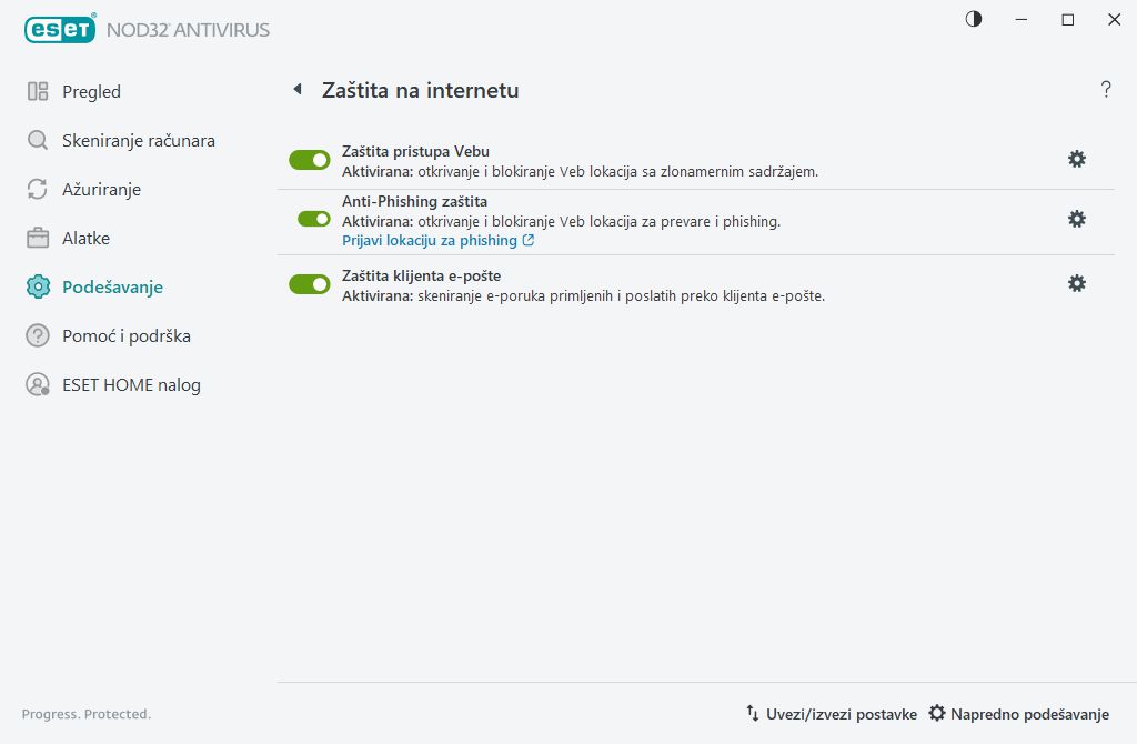 Zaštita na internetu Zaštita na internetu