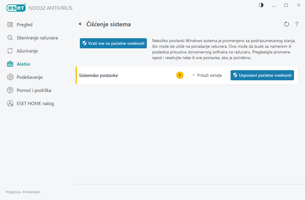 Čišćenje sistema Čišćenje sistema
