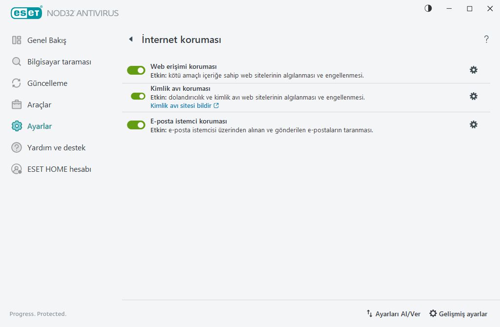 İnternet koruması İnternet koruması
