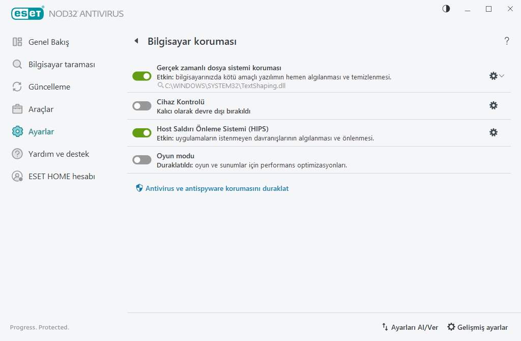 Bilgisayar koruması