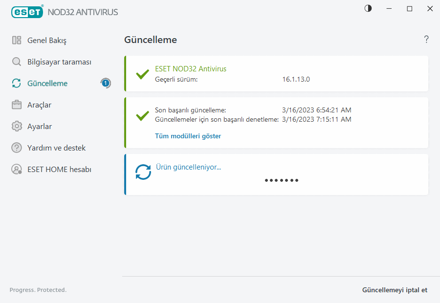Güncelleme işlemi Güncelleme işlemi