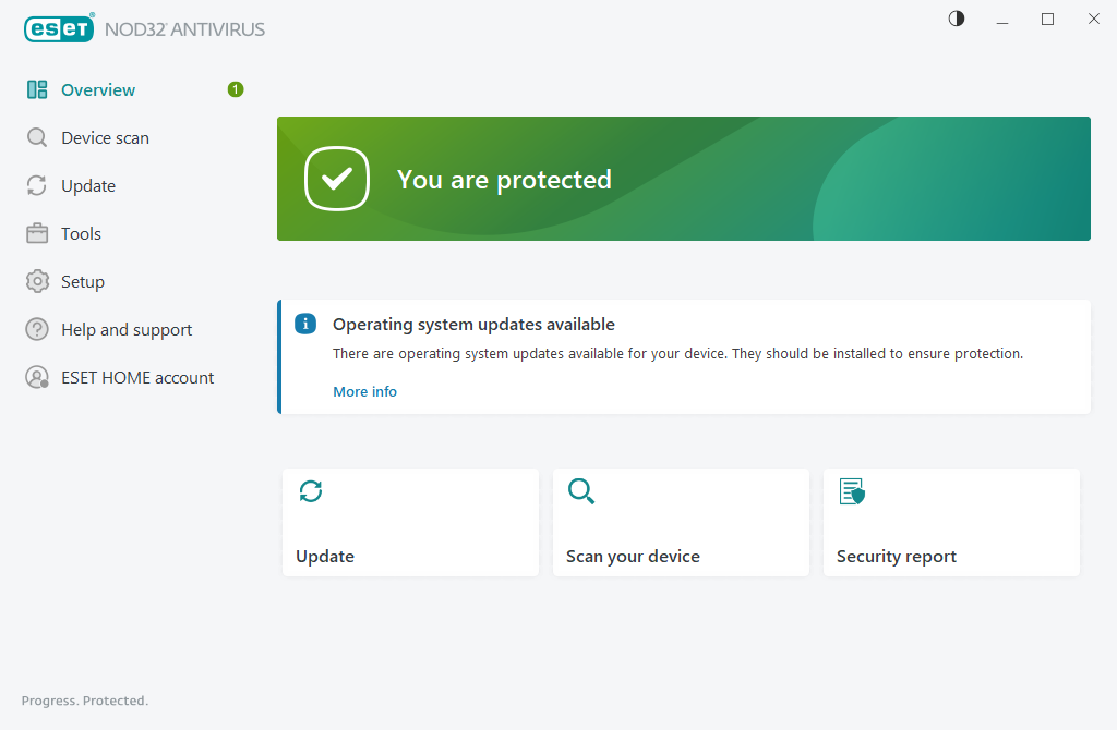 Protection status