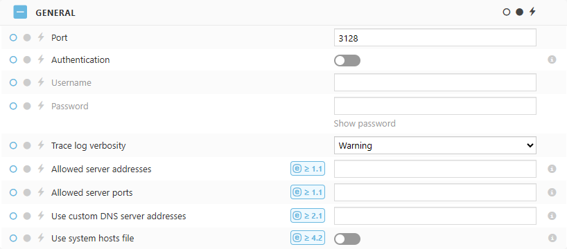 ESET Bridge General policy settings