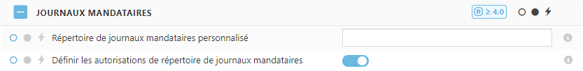 Paramètres de la politique des journaux mandataires ESET Bridge