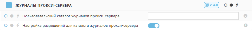 Настройки политики журналов прокси-сервера ESET Bridge