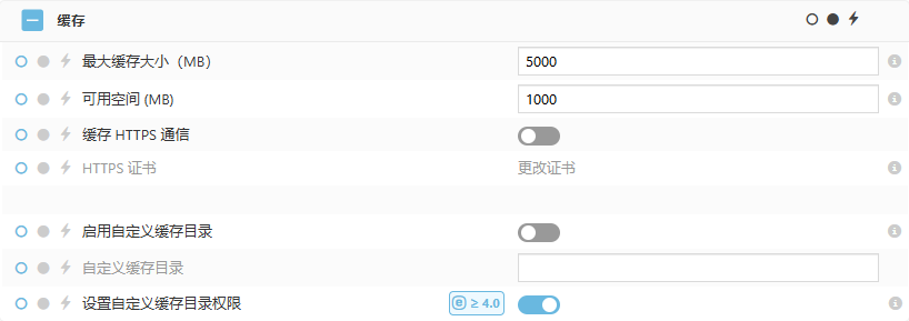 ESET Bridge 缓存策略设置 ESET Bridge 缓存策略设置