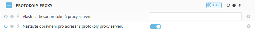 Nastavení politiky pro protokoly proxy serveru ESET Bridge