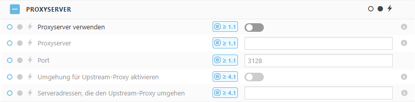 Policy-Einstellungen für den Proxyserver in ESET Bridge Policy-Einstellungen für den Proxyserver in ESET Bridge