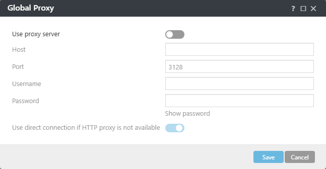 ESET Management Agent Global Proxy policy settings ESET Management Agent Global Proxy policy settings