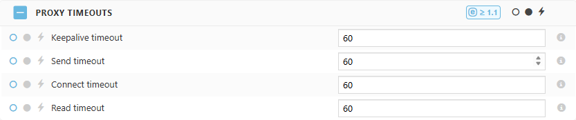 ESET Bridge Proxy Timeouts policy settings ESET Bridge Proxy Timeouts policy settings