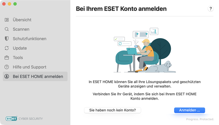 ESET HOME Anmeldung ESET HOME Anmeldung