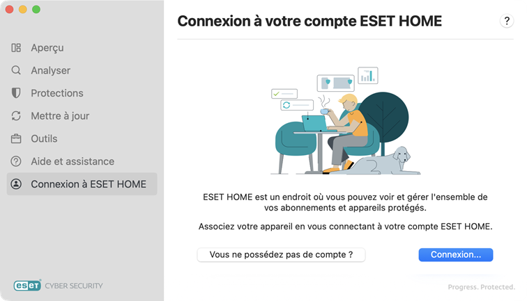 Connexion à ESET HOME Connexion à ESET HOME