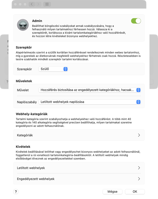 szülői felügyelet-szabályok szülői felügyelet-szabályok